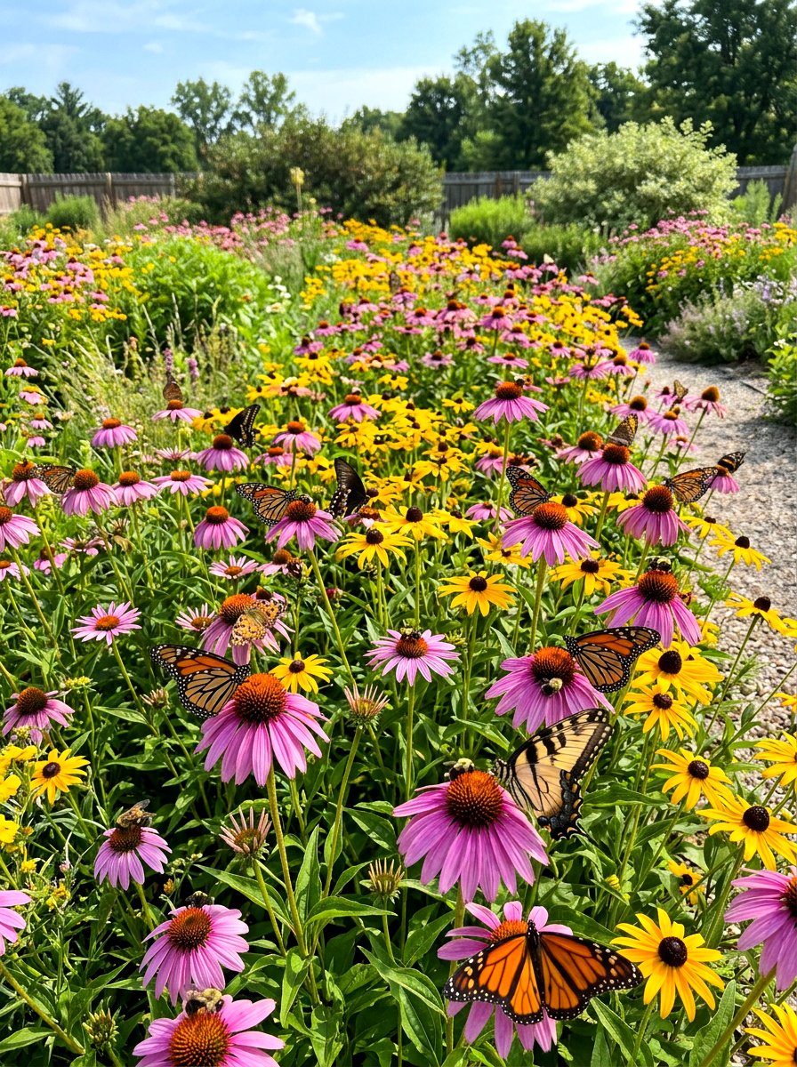 Pollinator Garden - 30 meadow garden ideas