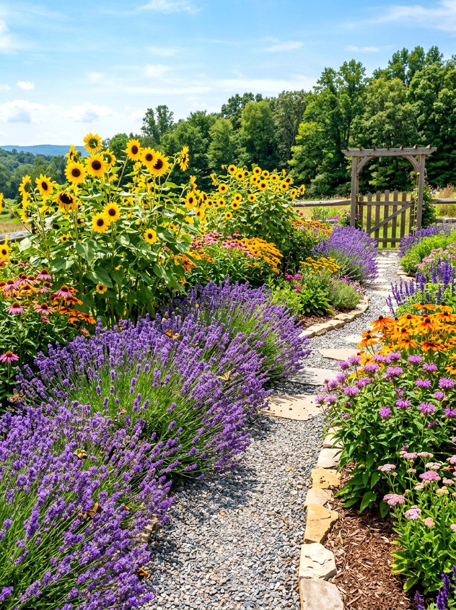 Pollinator Garden - 30 natural landscaping ideas