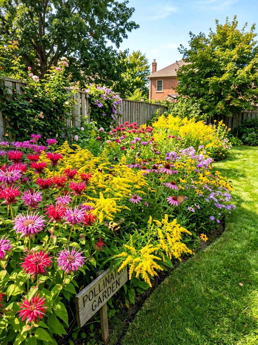 Pollinator Garden Patch - 30 wildflower garden ideas