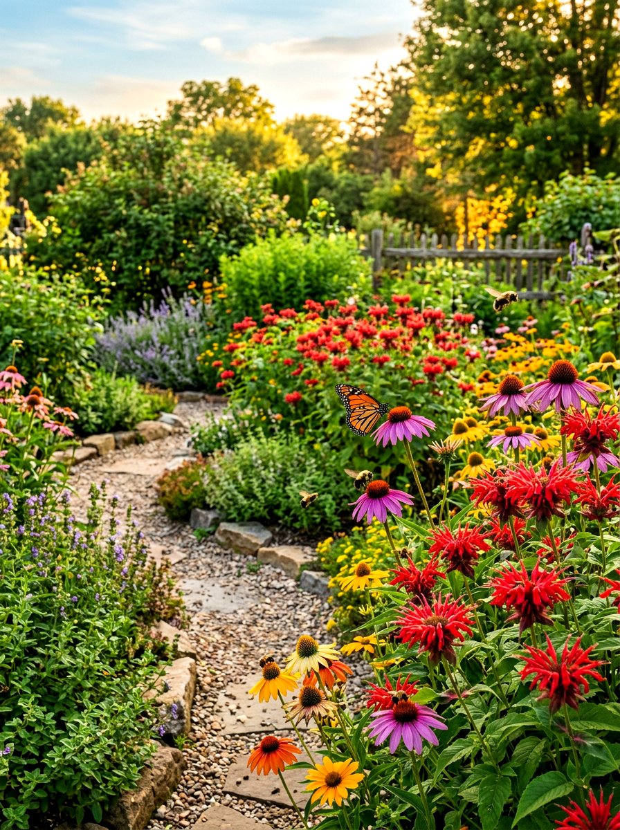 Pollinator Herb Garden - 30 medicinal herb garden ideas