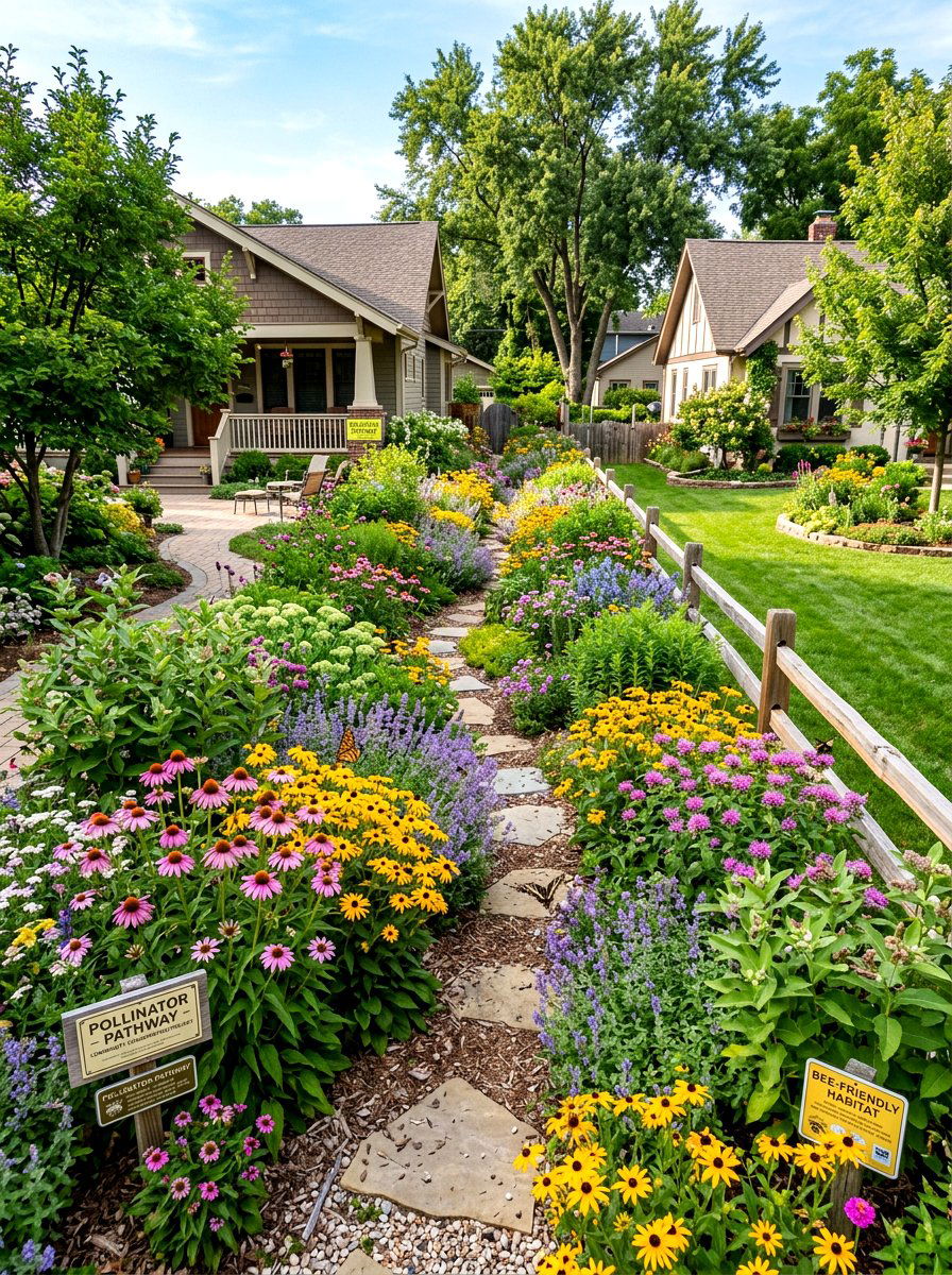 Pollinator Pathway - 30 bee friendly garden ideas