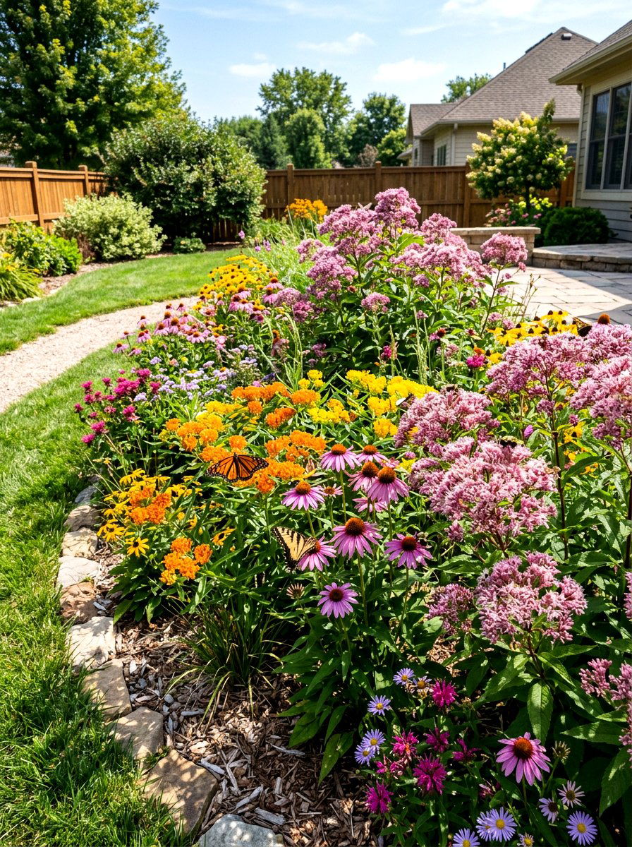 Pollinator Rain Garden - 30 rain garden ideas