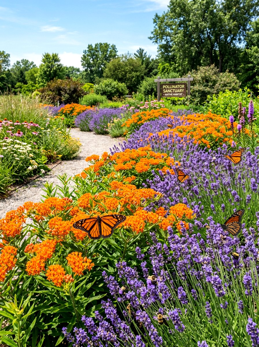 Pollinator Sanctuary - 30 flower field backyard ideas