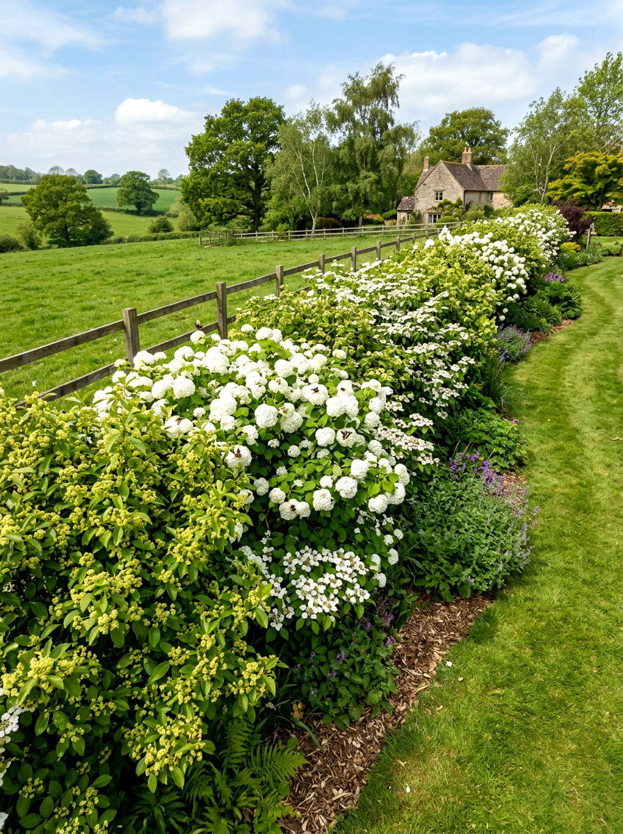 Pollinator Shrub Border - 30 pollinator garden ideas