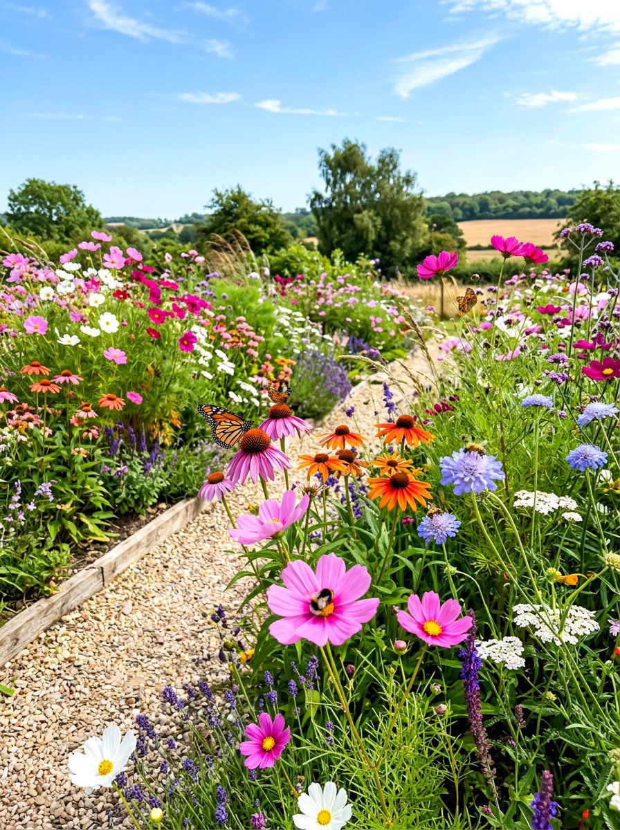 Pollinator cutting garden - 30 cut flower garden ideas