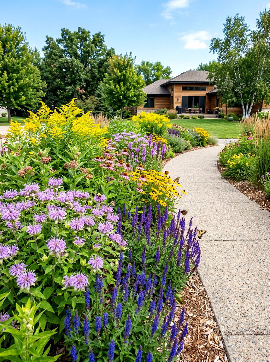 Pollinator pathway - 30 native plant landscaping ideas