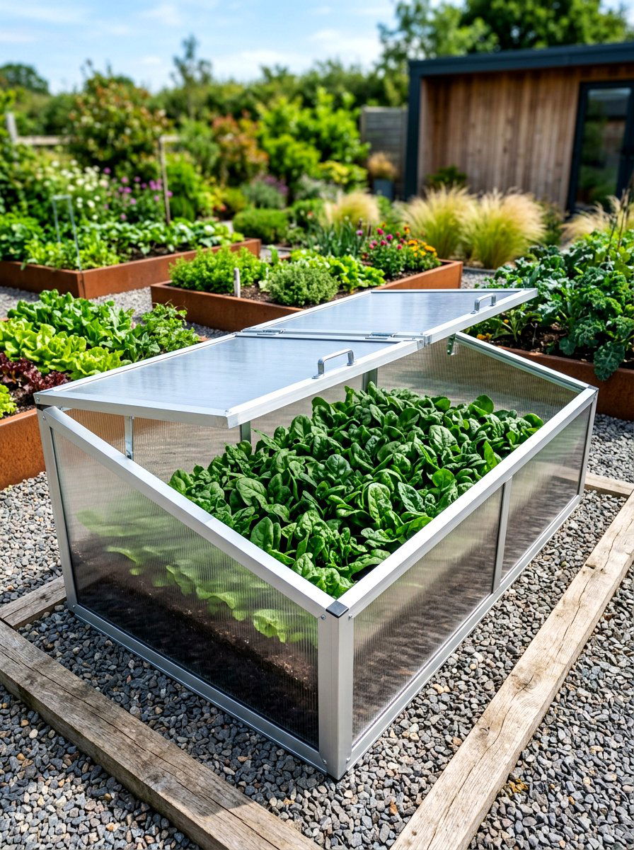 Polycarbonate Cold Frame - 30 cold frame garden ideas