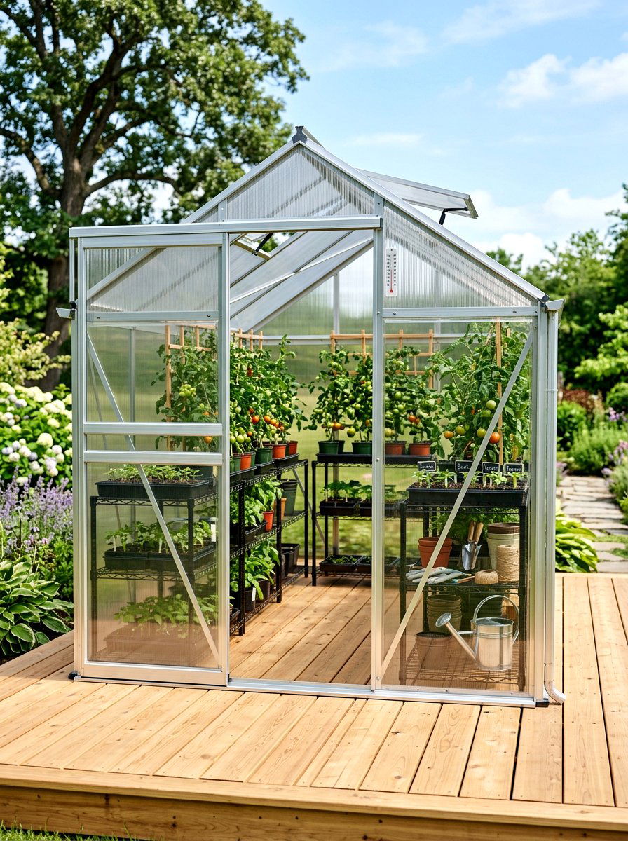 Polycarbonate Greenhouse Kit - 30 small greenhouse ideas