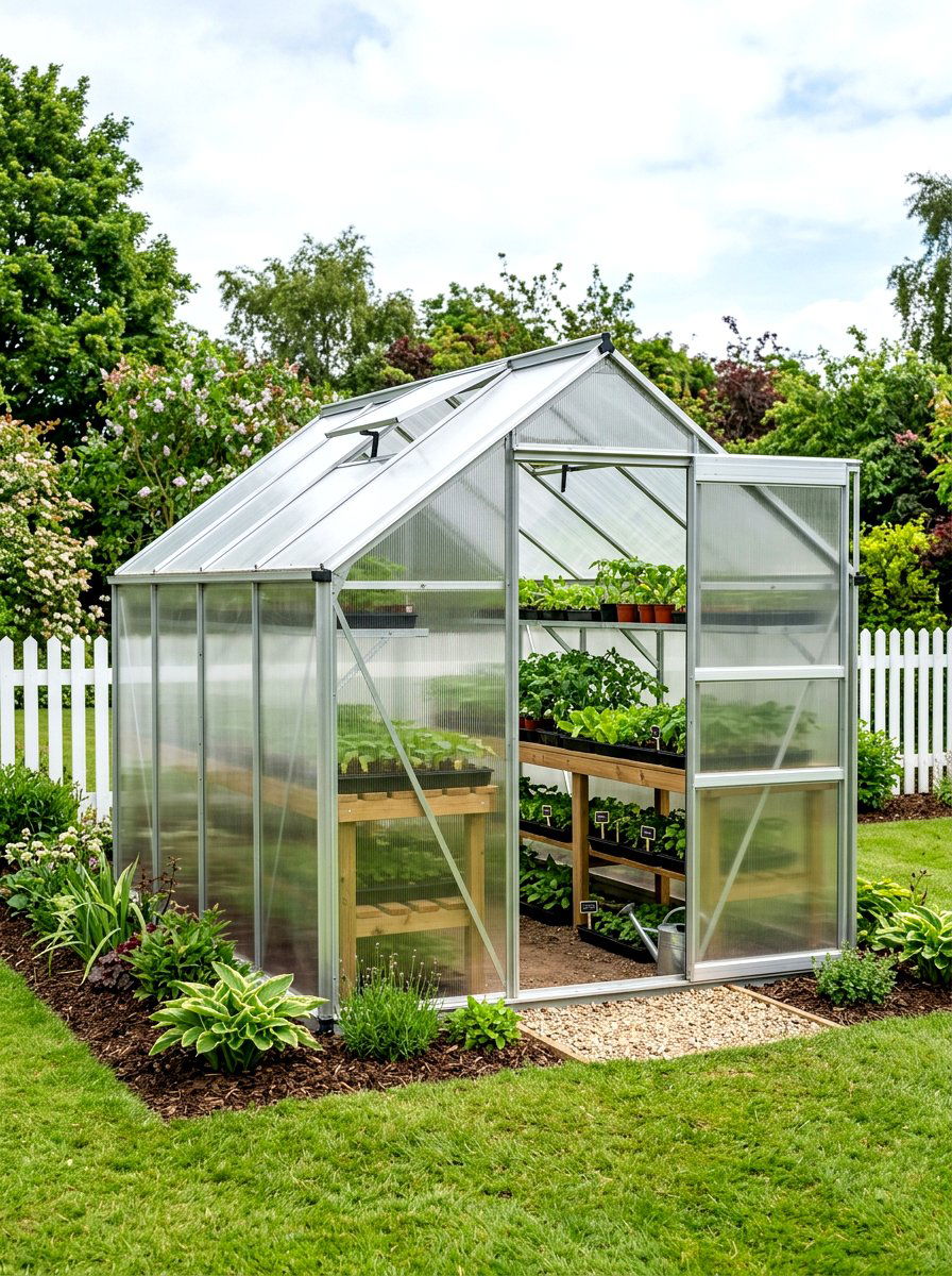 30 freestanding greenhouse ideas To Grow More In Less Space