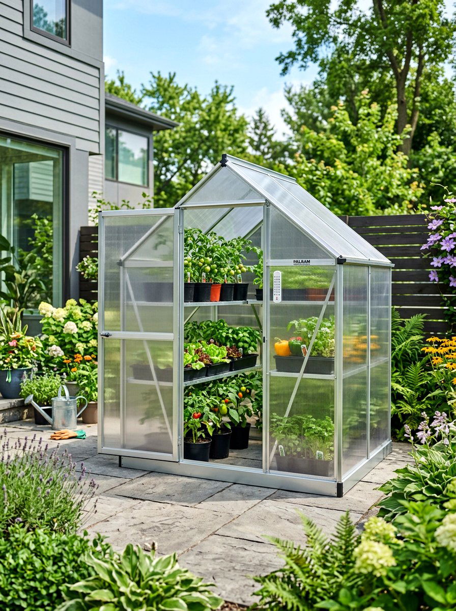 Polycarbonate Mini Greenhouse - 30 mini greenhouse ideas