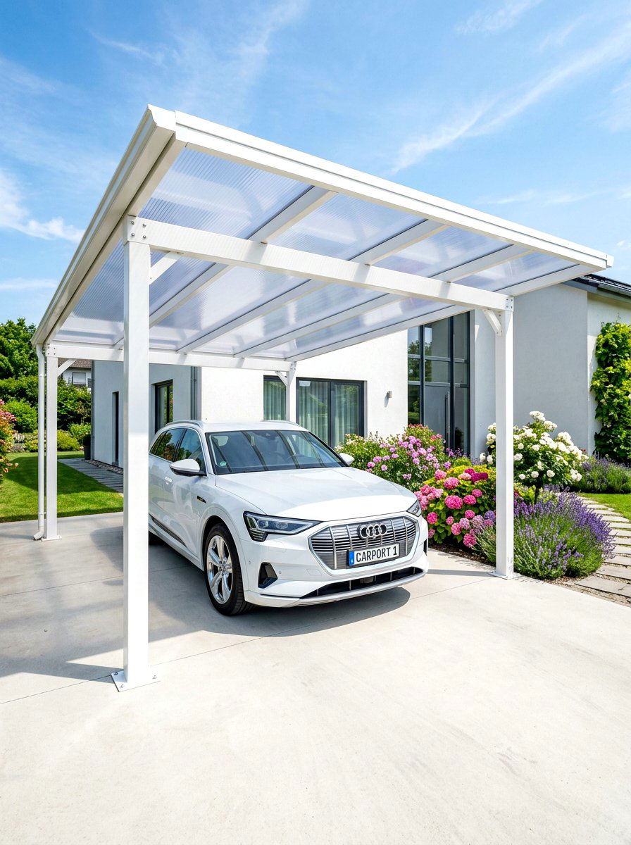 Polycarbonate Roof Carport - 30 carport design ideas