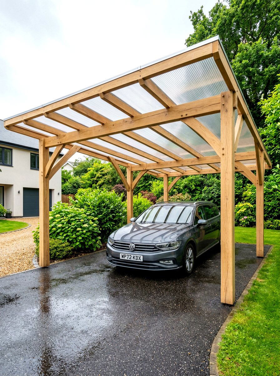 Polycarbonate Roof Pergola Carport - 30 pergola carport ideas