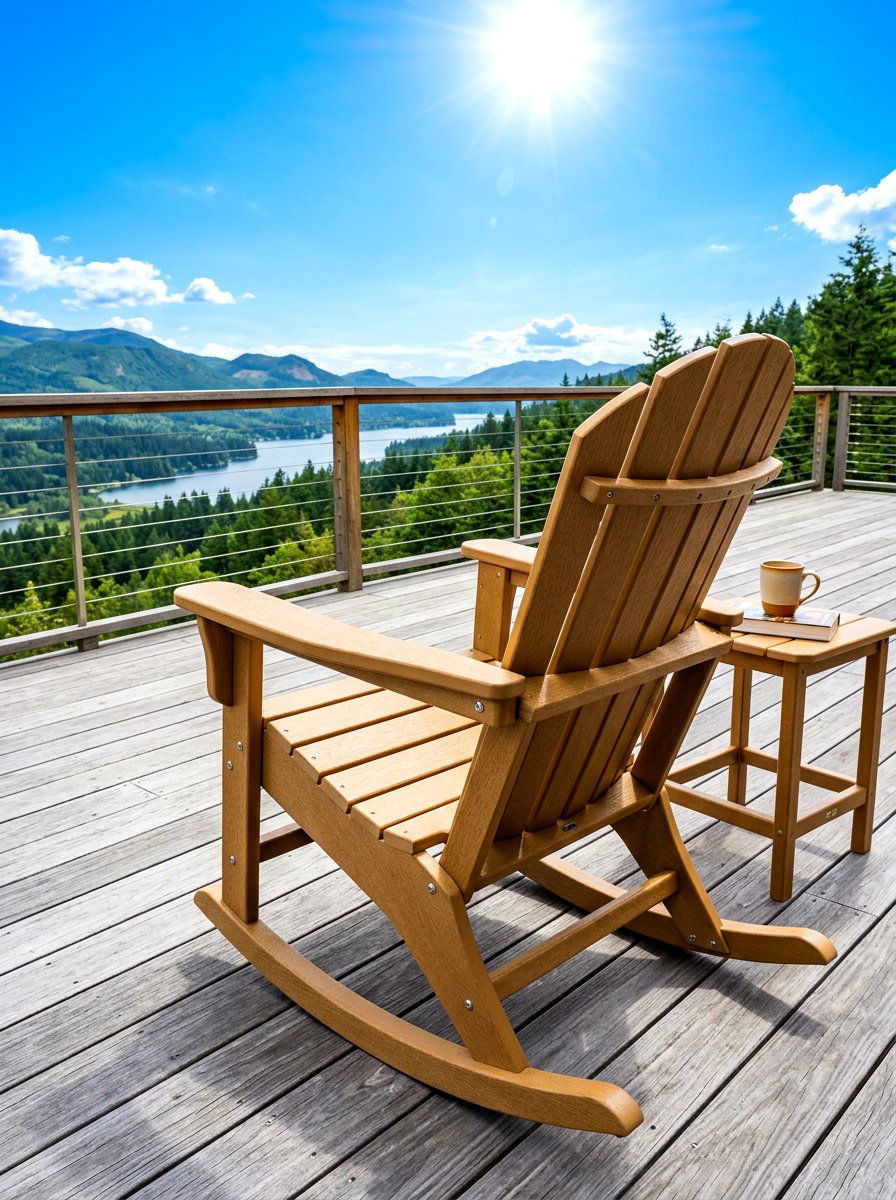Polywood Maintenance Free Rocker - 30 porch rocking chair ideas