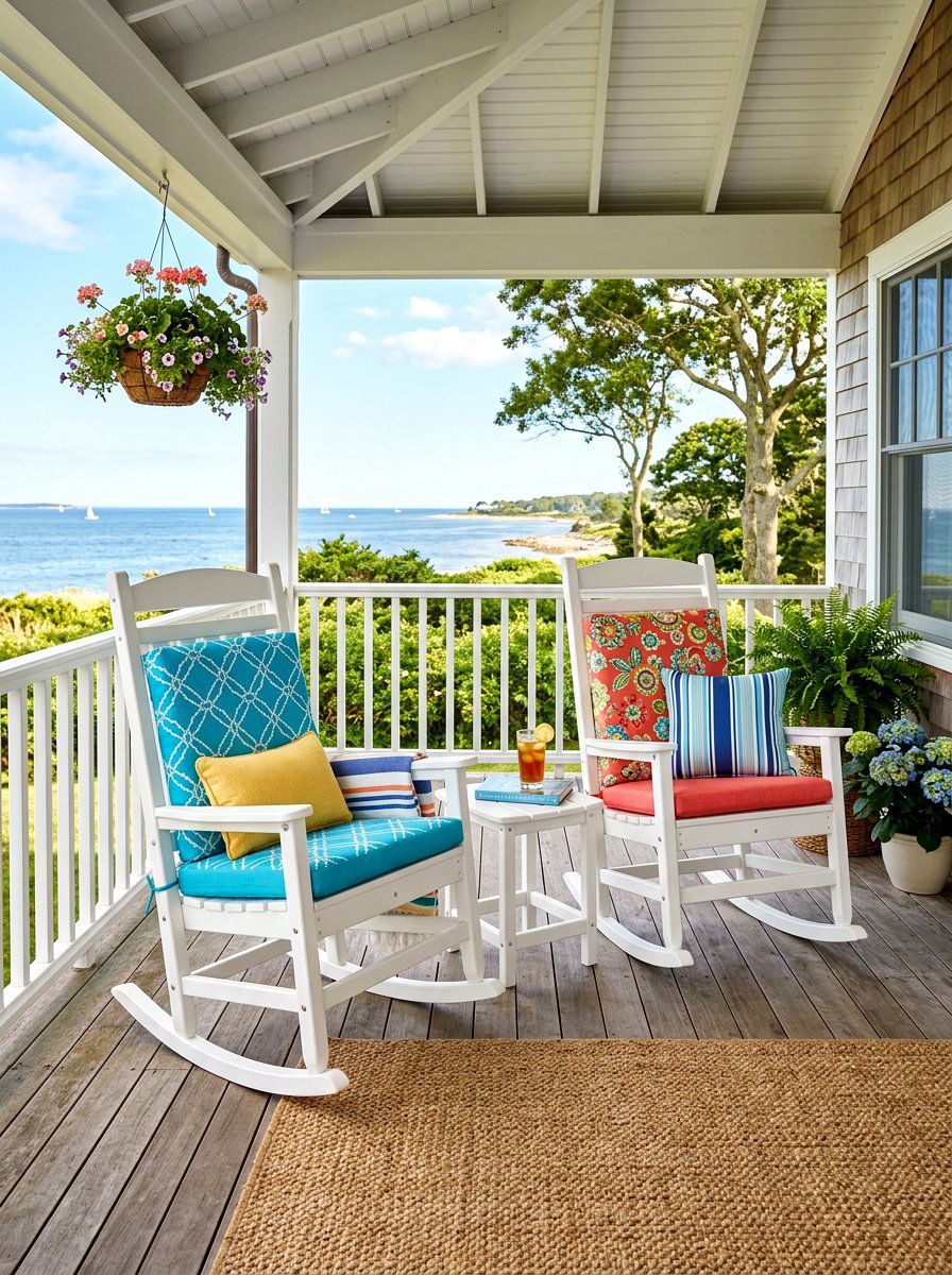 Polywood porch rocking chairs - 30 porch rocking chair styling ideas