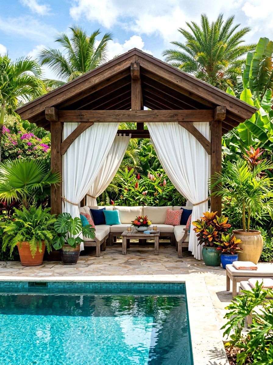 Pool Cabana - 30 pool house ideas