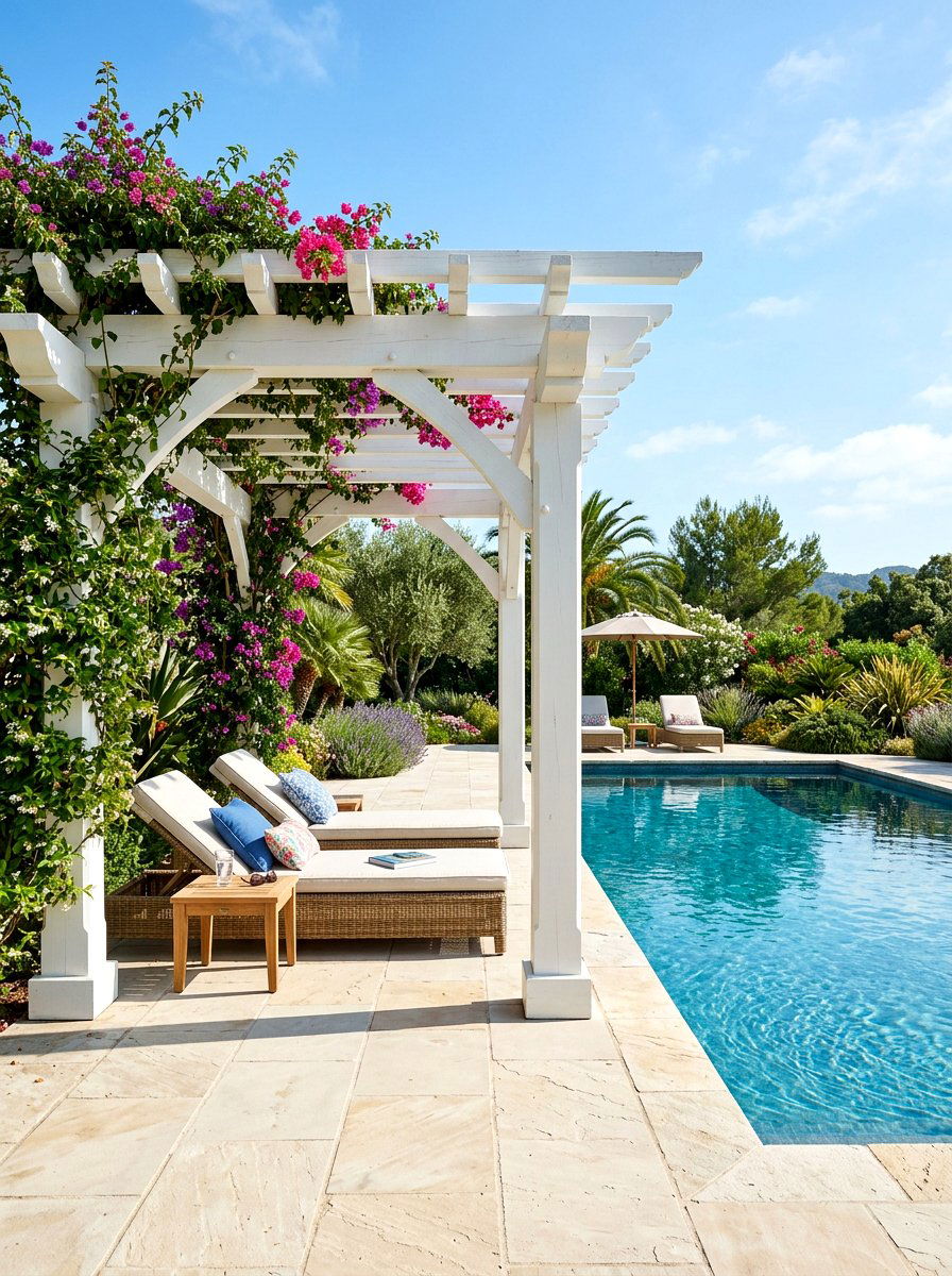 Pool Deck With Pergola - 30 pool deck ideas