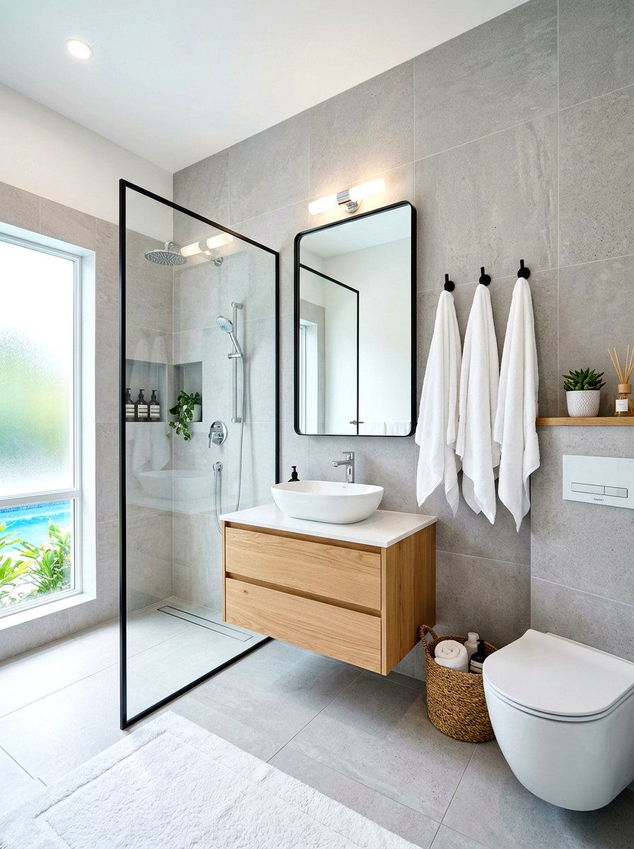 Pool House Bathroom - 30 pool house ideas