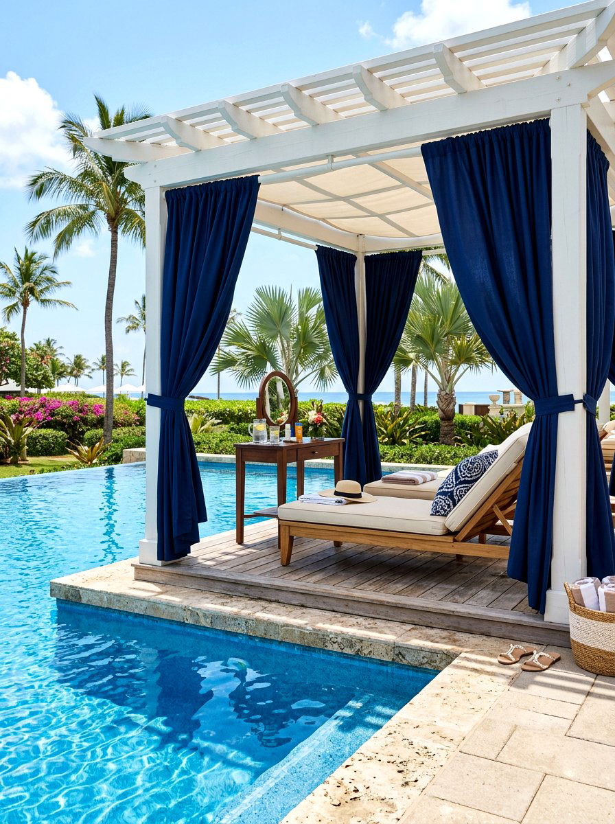 Poolside Cabana - 30 outdoor changing room ideas