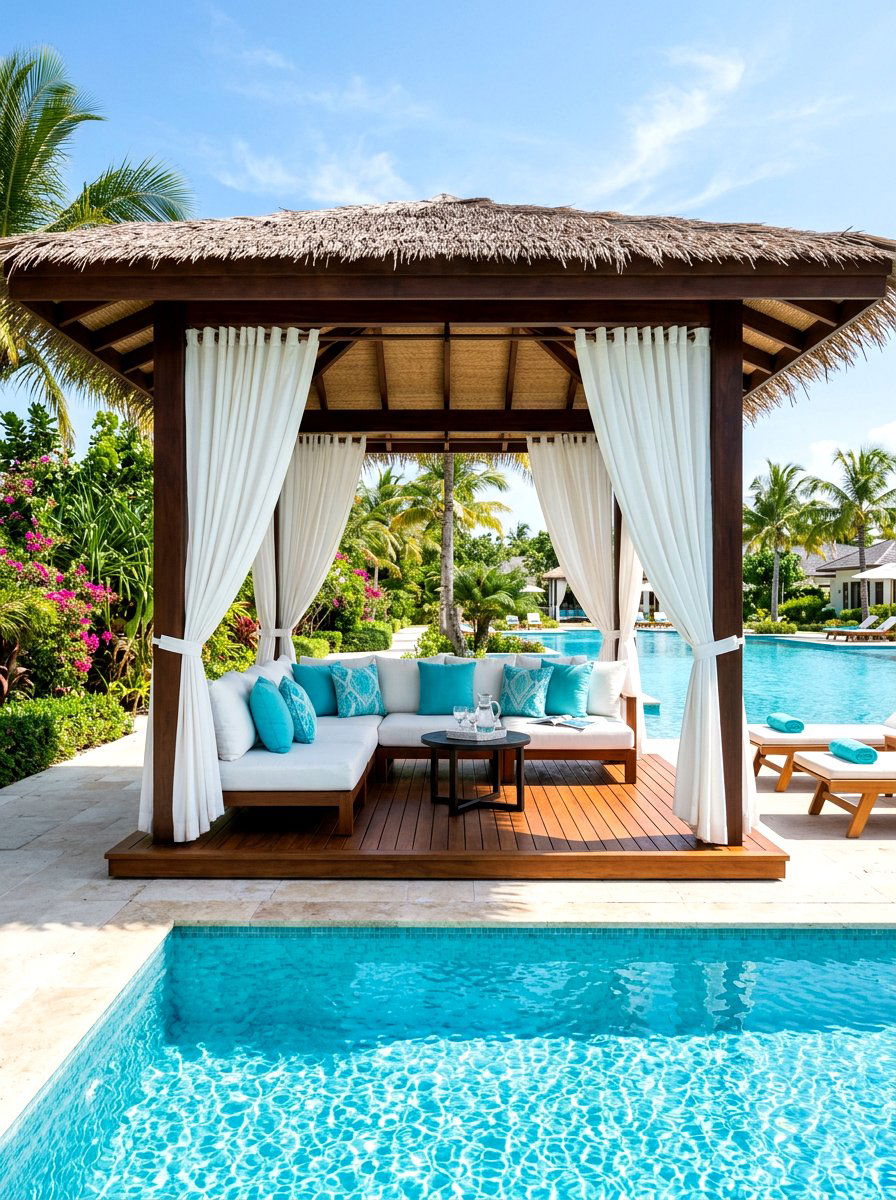 30 Backyard Cabana Lounge Ideas for Ultimate Relaxation