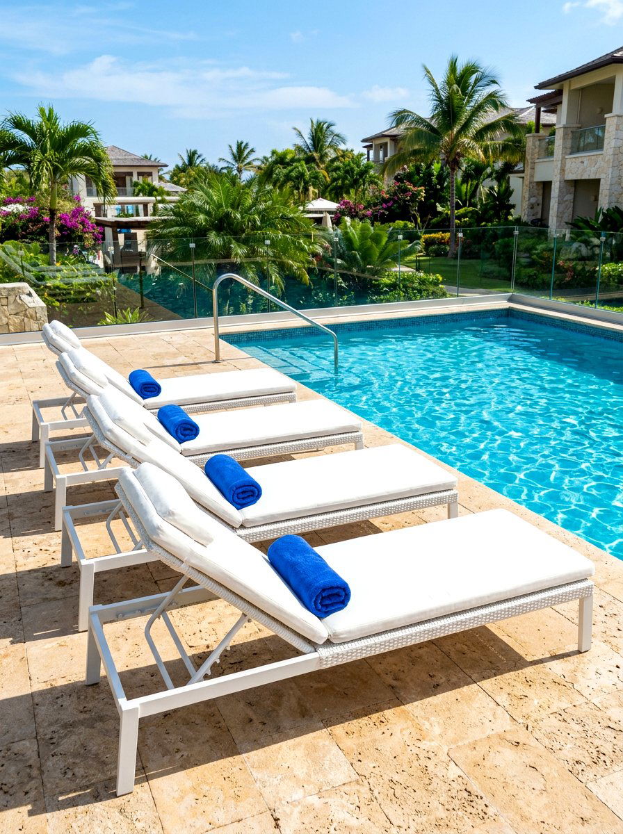 Poolside Chaise Lounge - 30 family backyard seating ideas