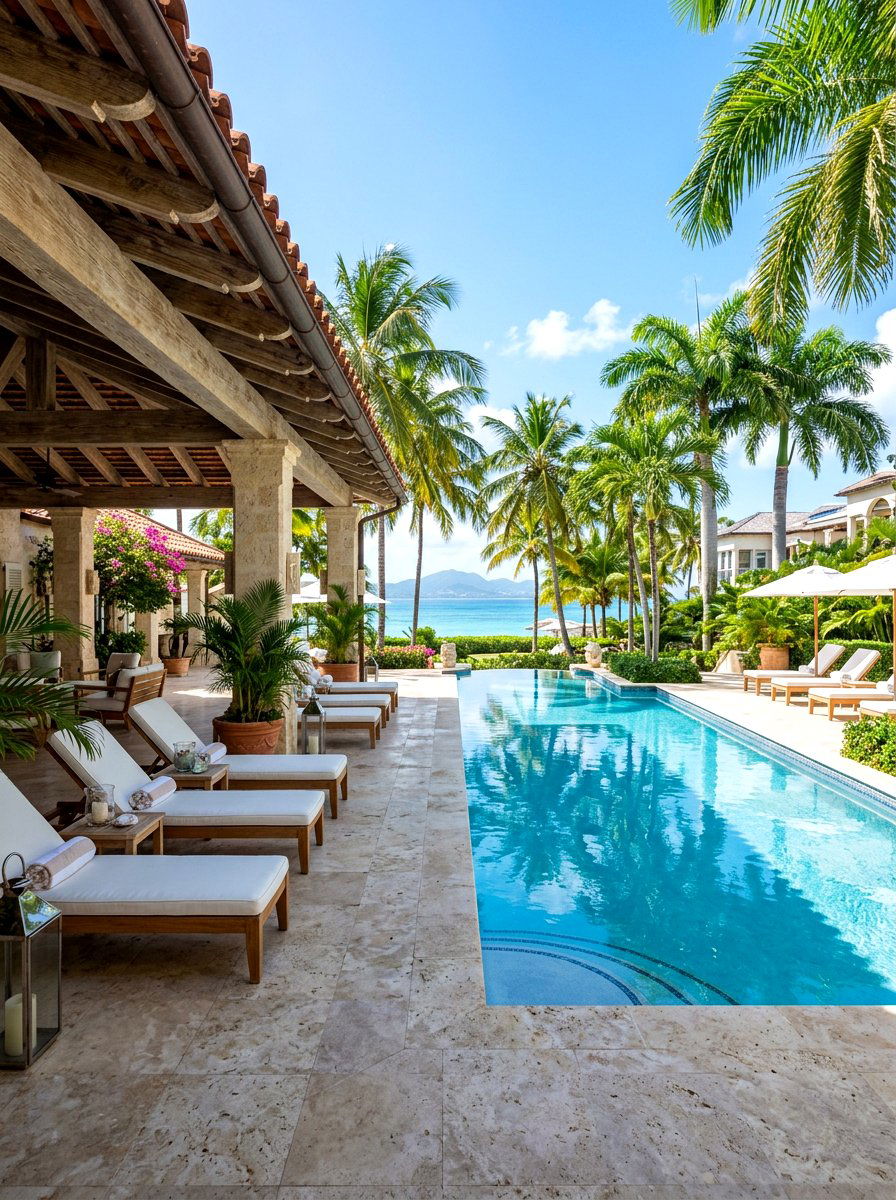 Poolside View - 30 loggia ideas