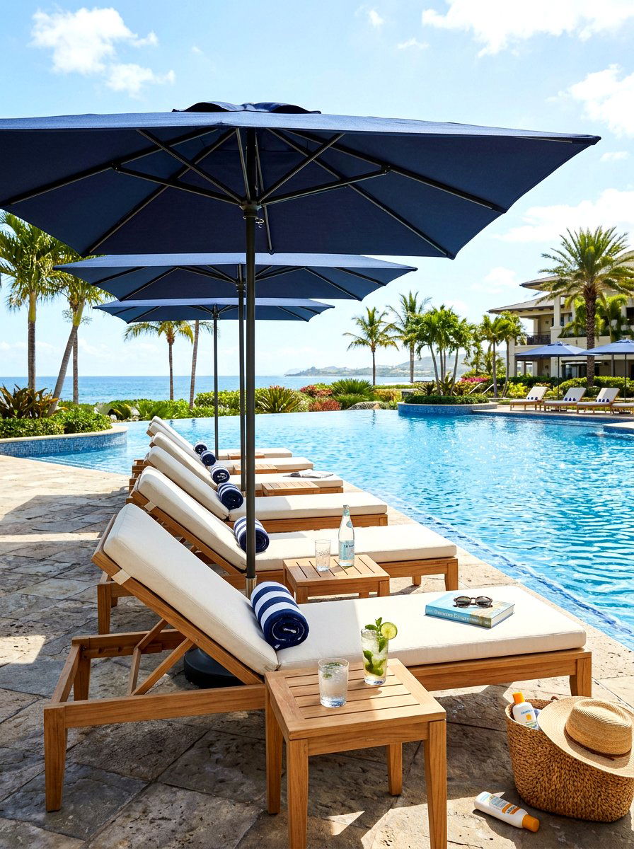 Poolside lounge chairs - 30 patio lounge ideas