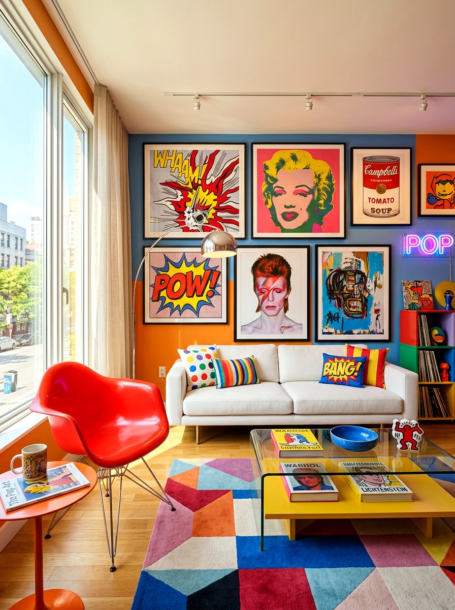 Pop Art Decor - 30 eclectic home decor ideas