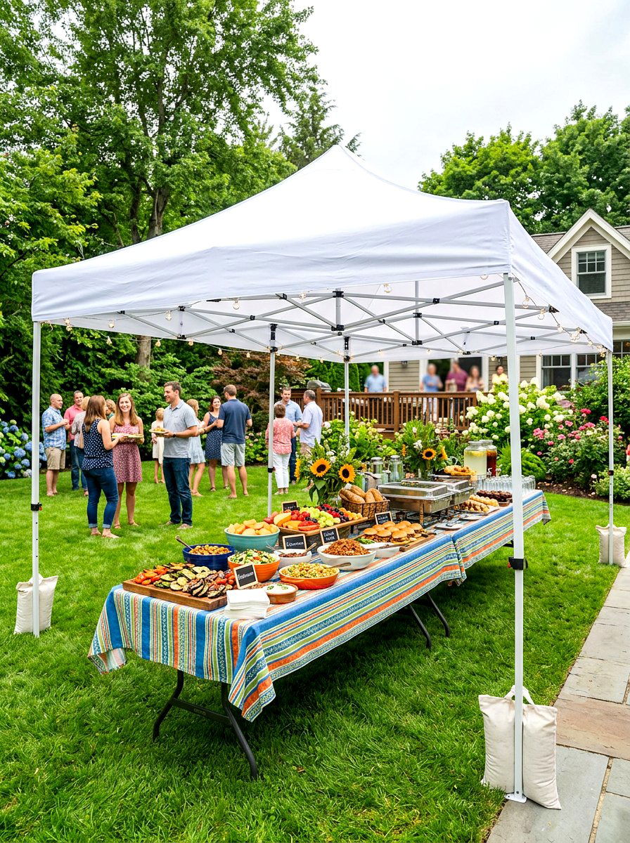 Pop Up Canopy - 30 patio shade ideas