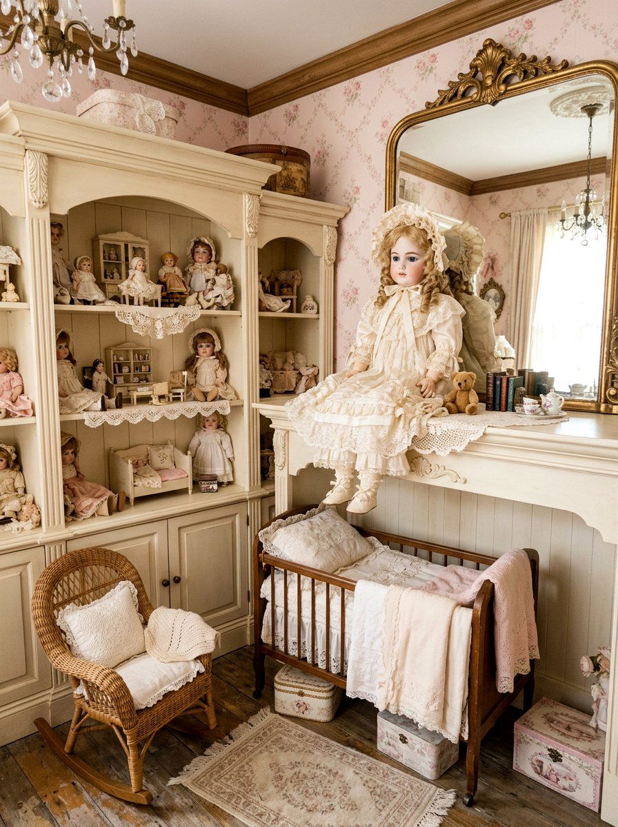 Porcelain Doll - 30 heirloom toy nursery ideas