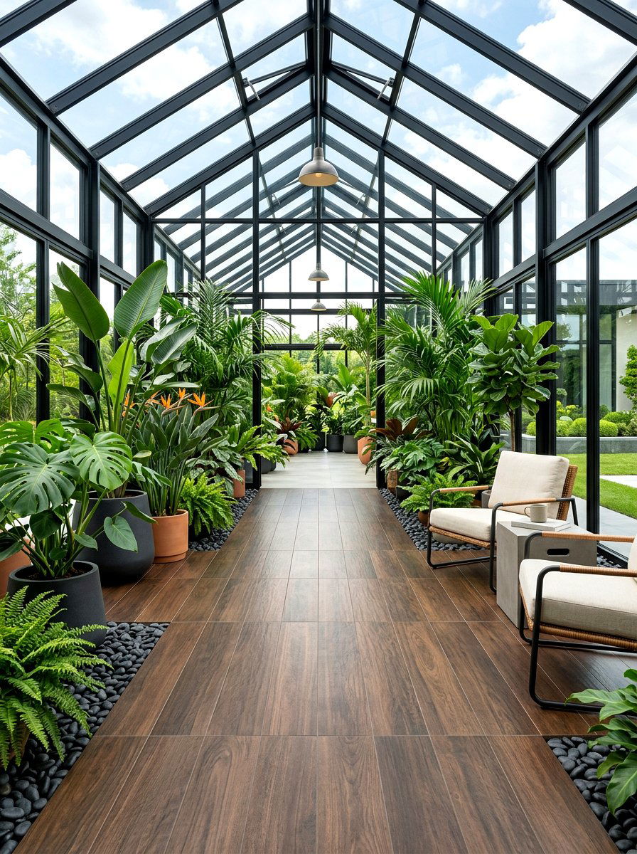 Porcelain Outdoor Tile - 30 greenhouse path ideas