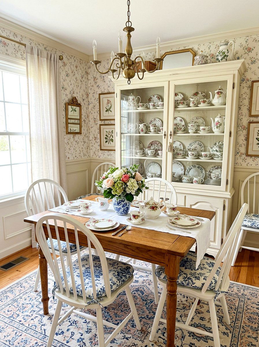Porcelain Tea Collection - 30 grandma chic decor ideas