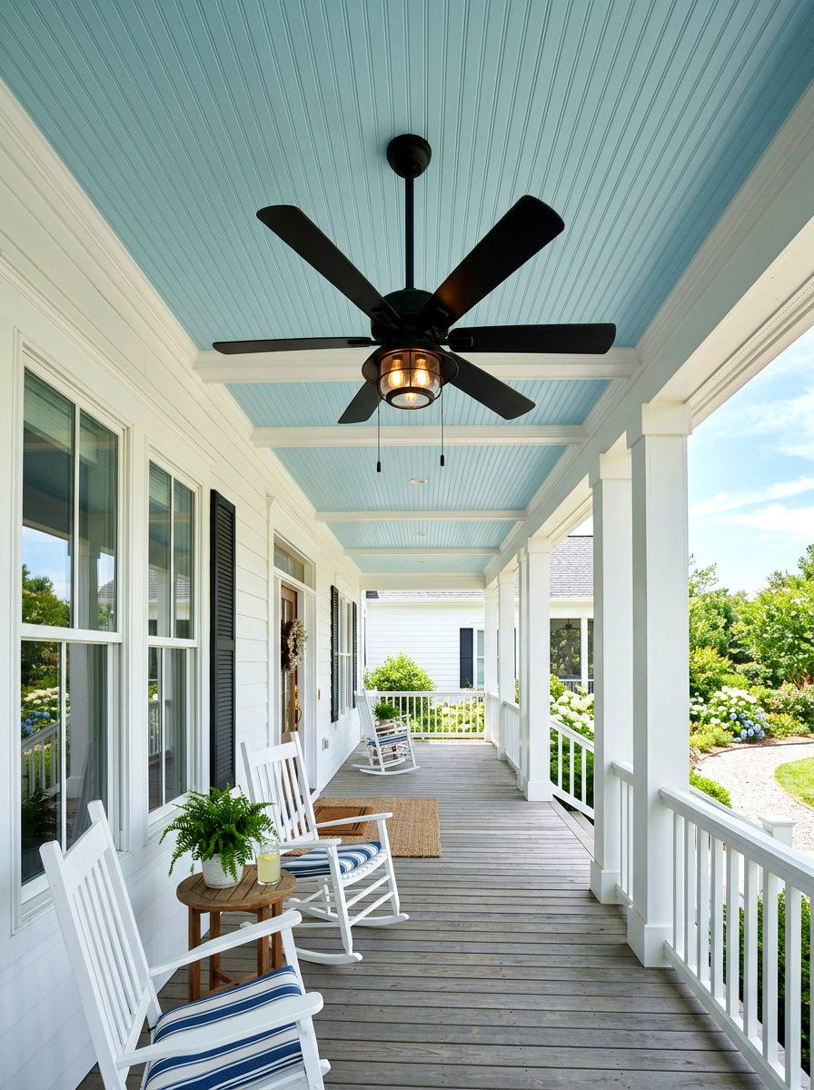 Porch Ceiling - 30 curb appeal ideas