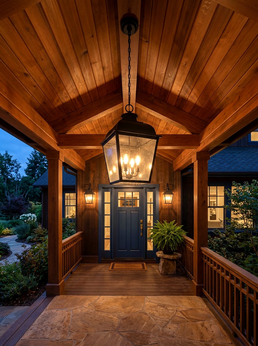 Porch Lighting Fixture - 30 July porch ideas aesthetic