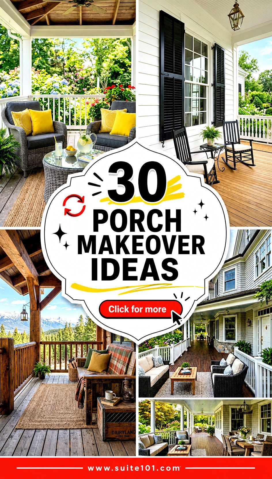 Porch Makeover Ideas 30 Fresh Ways to Upgrade Your Porch - Porch Makeover Ideas: 30 Fresh Ways to Upgrade Your Porch