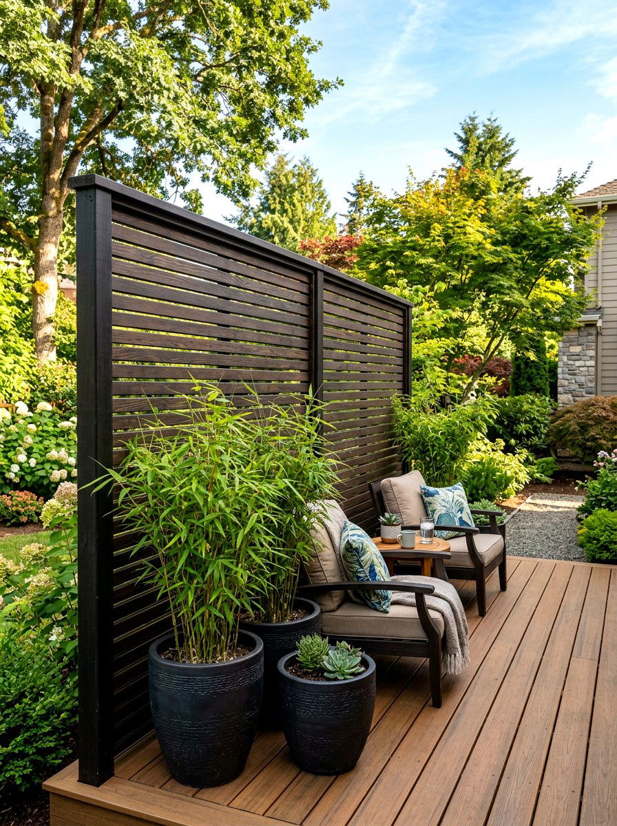 Porch Privacy Screen - 30 porch gathering ideas