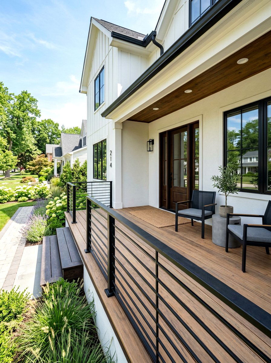 Porch Railing Designs - 30 curb appeal ideas for small homes