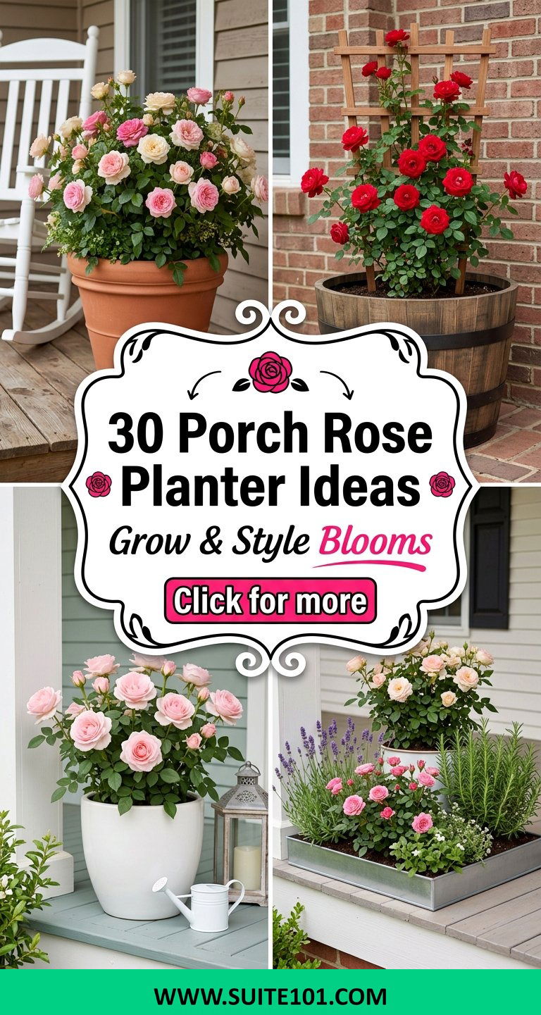Porch Rose Planter Ideas 30 Ways to Grow and Style Blooms - Porch Rose Planter Ideas: 30 Ways to Grow and Style Blooms