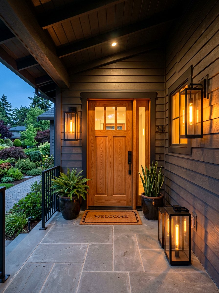 Porch Sconce Lighting - 30 porch makeover ideas