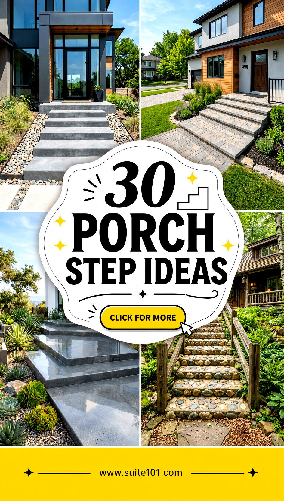 Porch Step Ideas 30 Practical Ways to Style Your Entry - Porch Step Ideas: 30 Practical Ways to Style Your Entry