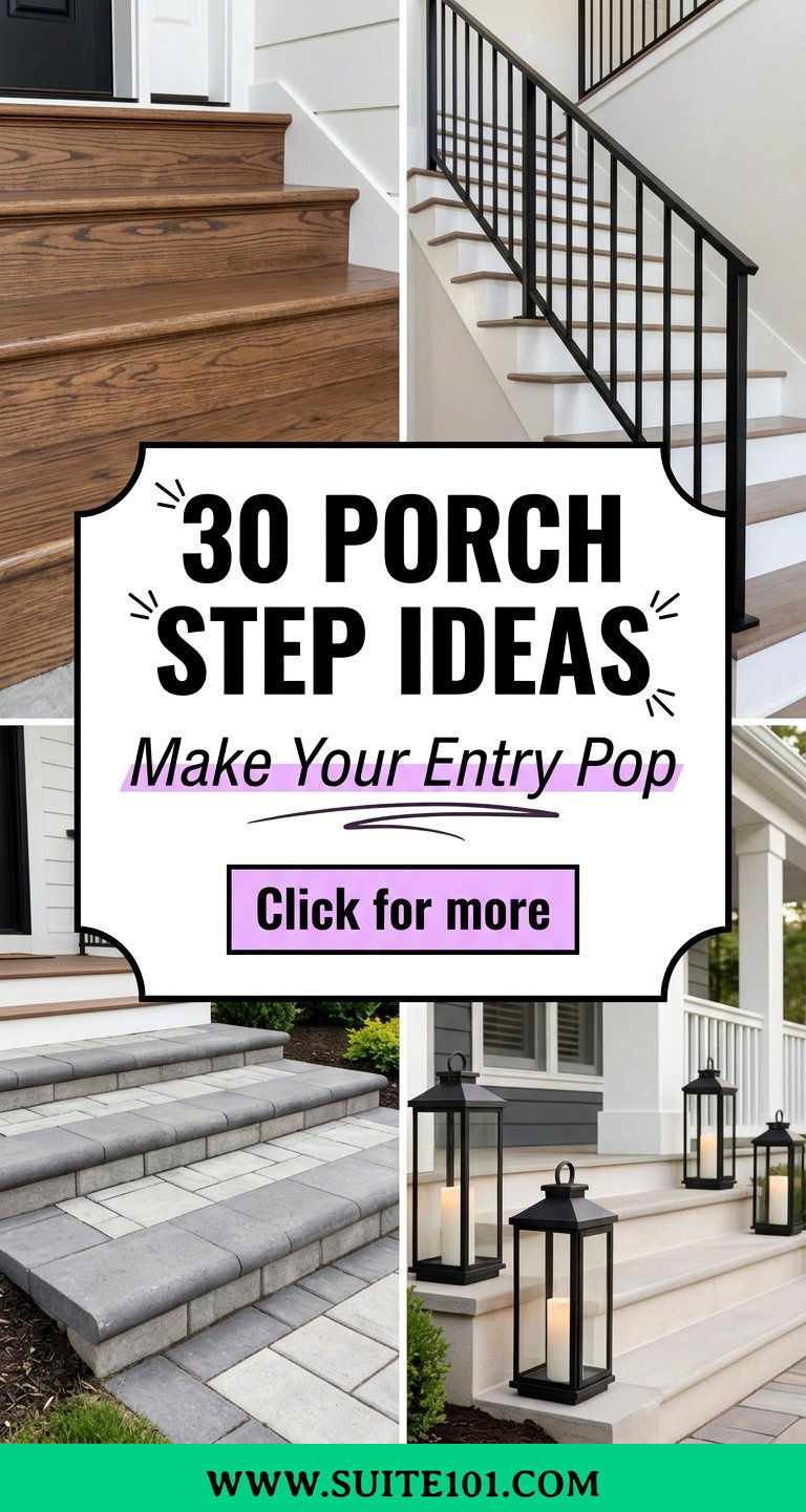 Porch Step Ideas 30 Practical Ways to Style Your Entry - Porch Step Ideas: 30 Practical Ways to Style Your Entry