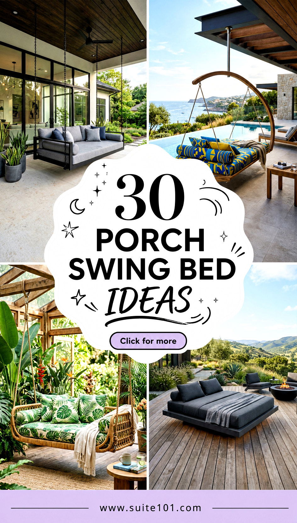 Porch Swing Bed Ideas 30 Dreamy Lounging Spots for Afternoons - Porch Swing Bed Ideas: 30 Dreamy Lounging Spots for Afternoons