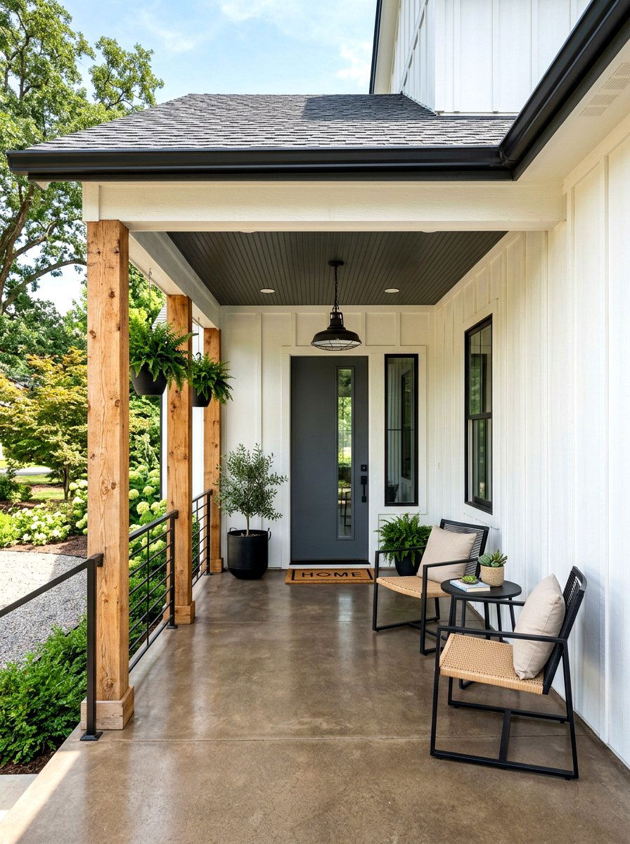 Porch With Board Batten Siding - 30 curb appeal front porch ideas