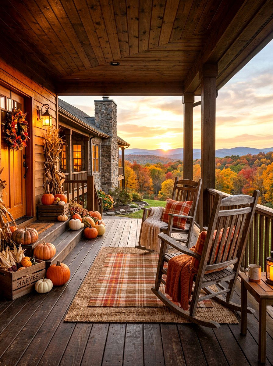 Porch rocking chairs - 30 front yard seating ideas