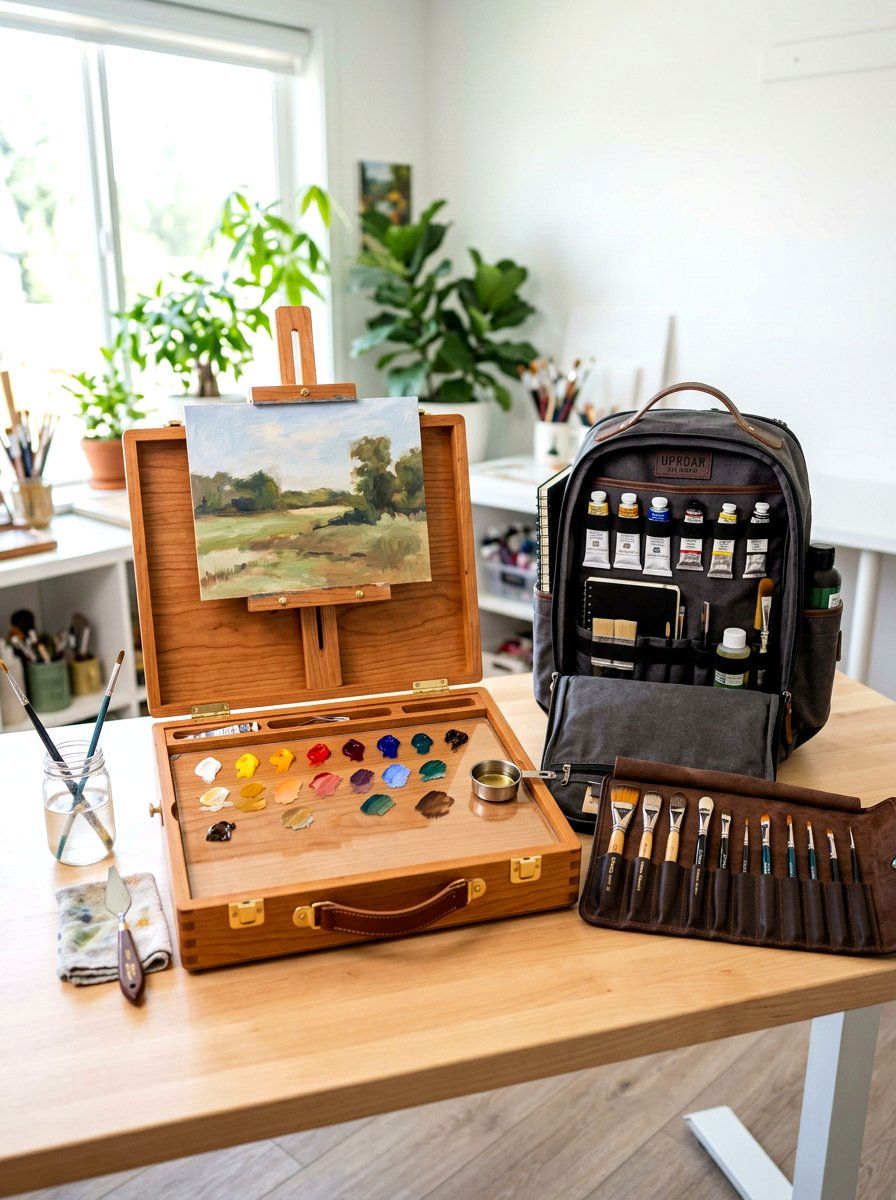 Portable Art Kit Storage - 30 art corner ideas