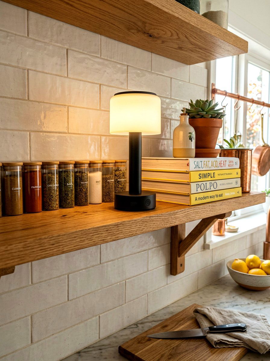 Portable Battery Lamp - 30 kitchen table lamp ideas