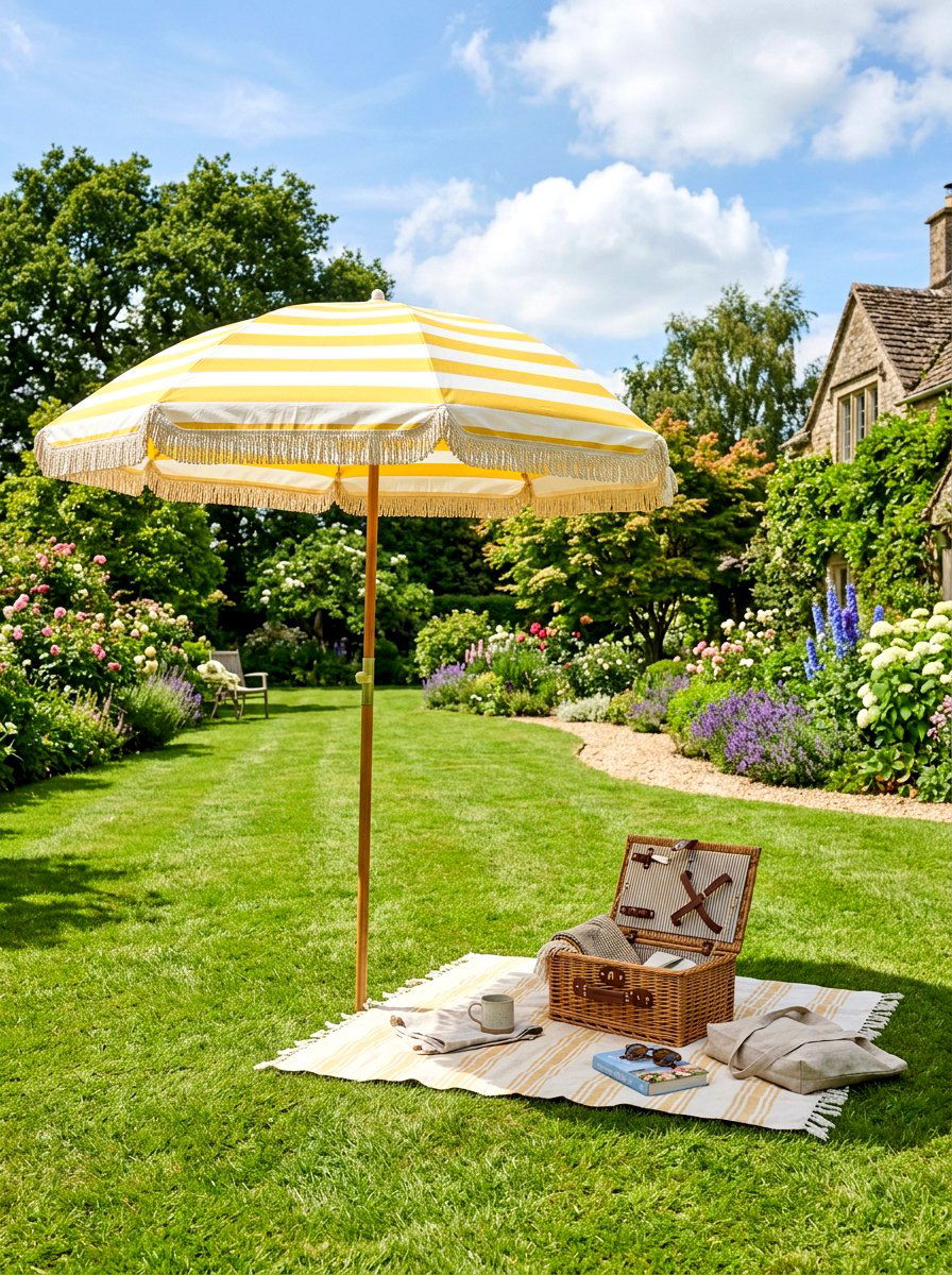 Portable Beach Umbrella - 30 patio umbrella ideas