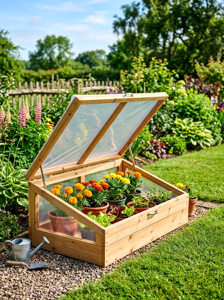 Portable Cold Frame - 30 cold frame garden ideas