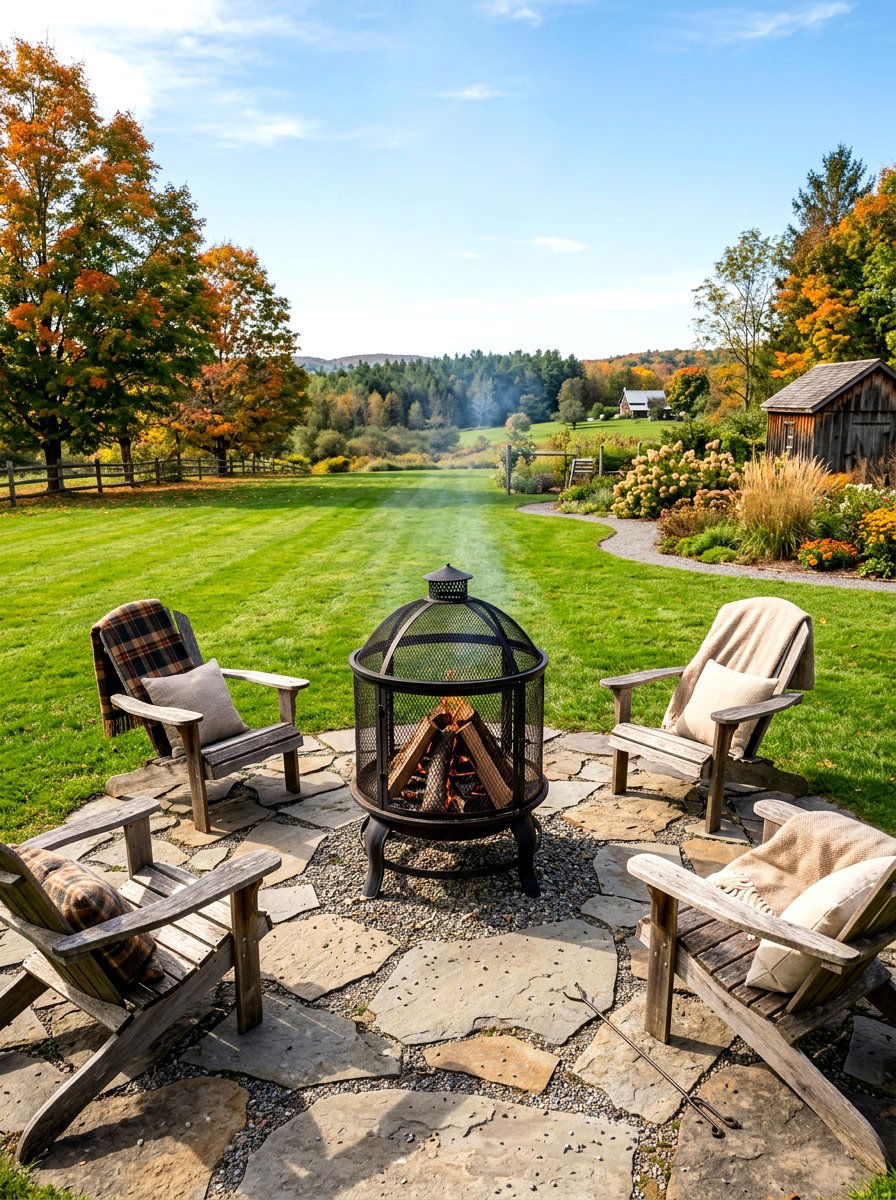 Portable Fire Pit - 30 rustic fire pit ideas