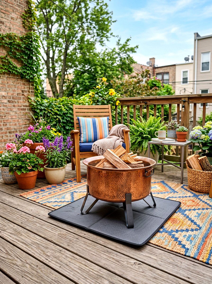 Portable Fire Pit Deck - 30 fire pit landscaping ideas