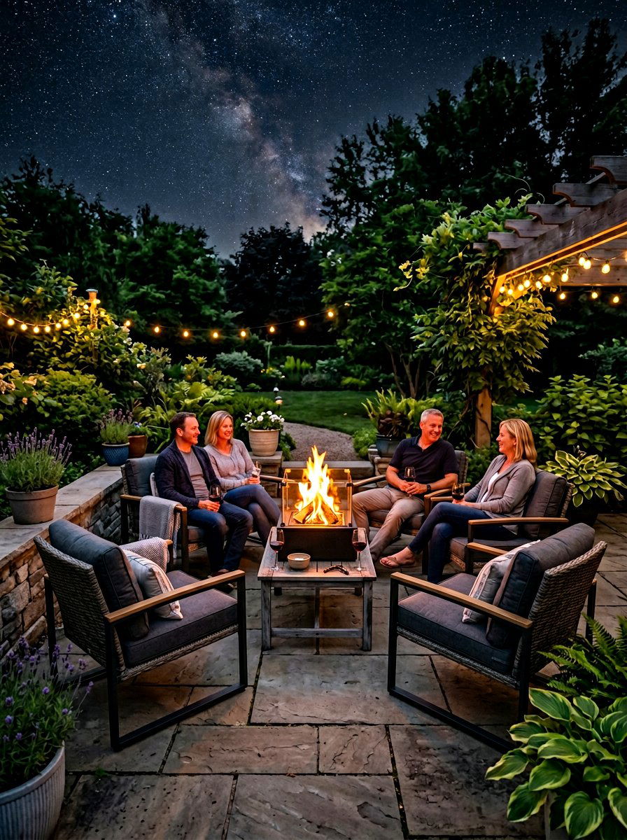 Portable Fire Pit Seating - 30 compact patio furniture ideas